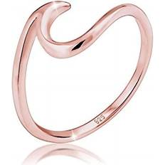 Elli Ring Dam Våg Optik Trend - Silver