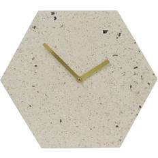 Rosa Relojes Premier Housewares Mimo Hexagon Pink/Grey Terrazzo Reloj de pared