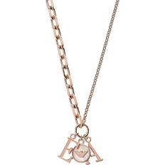 Emporio Armani Essential Necklace - Rose Gold/Pearl