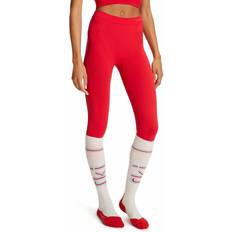 Rosso Collant Falke Leggings donna 3/4 Warm - Nero