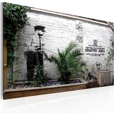 Vita Tavlor Arkiio Graffiti Area Banksy 60x40 Artgeist sp. z o. o Tavla