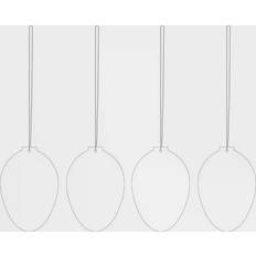 Cooee Design Brugskunst Cooee Design Cooee Design Easter Deco æg påskedekoration 4-pak White Påskepynt