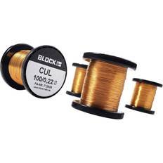 Kobber Hobbymaterialer Block Enamel Coated Copper wire Outside Diameter 0.08 mm 856 m 0.05 kg