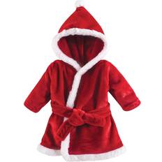 1-3M Dressing Gowns Little Treasures Baby Plush Bathrobe - Santa