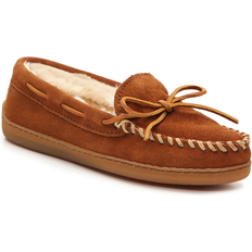 Brun - Dame Mokkasiner Minnetonka Moccasin Slipper in