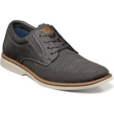 Gray - Men Oxford Nunn Bush Otto Knit Men's Oxford Shoes, 10.5