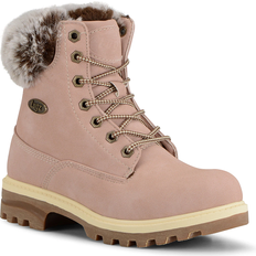 Pink Lace Boots Lugz Empire Hi Fur Women's Boot Pink/Bone/Gum