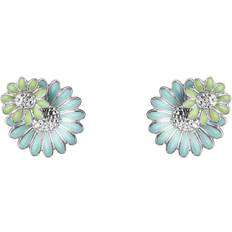 Georg jensen ørestikker daisy Georg Jensen Stine Goya Daisy Earrings - Silver/Blue/Green