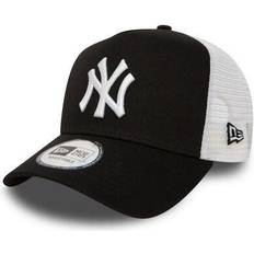 Kid's Trucker New York Yankees Cap - White/Black