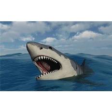 Posters A Giant Megalodon Shark Print, 18 x 11