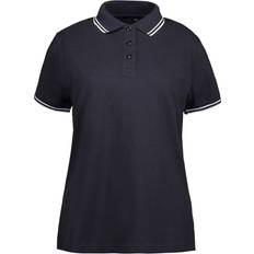 Elastan/Lycra/Spandex Polotrøjer ID Women's Stretch Polo T-shirt - Navy