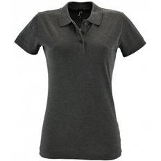 Sol's Women's Perfect Pique Short Sleeve Polo Shirt - Charcoal Marl