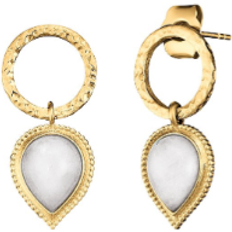 Engelsrufer Örhängen Engelsrufer Earplugs - Gold/White