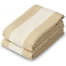Liewood Babytæpper Liewood Lewis Muslin Cloth Safari/Sandy 2-pack