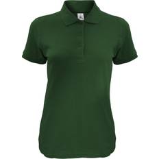 B&C Collection Pikétröjor B&C Collection Women's Safran Timeless Short-Sleeved Pique Polo Shirt - Bottle Green