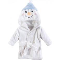 Babies Bath Robes Children's Clothing Hudson Soft Plush Animal Face Bathrobe - Snowman