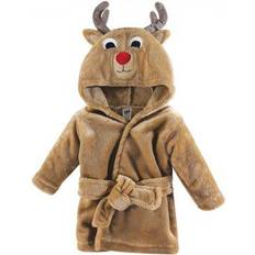 Hudson Soft Plush Animal Face Bathrobe - Reindeer