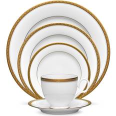 Noritake Charlotta Gold Dinner Set 5