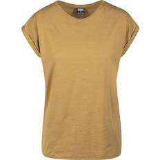 Donna - Marrone Magliette Urban Classics Ladies Extended Shoulder Tee - Sand