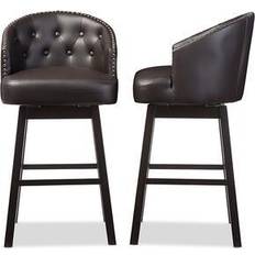 Baxton Studio Avril Bar Stool 103.5cm 2pcs