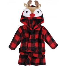 Hudson Soft Plush Animal Face Bathrobe - Rudolph