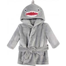 Hudson Soft Plush Animal Face Bathrobe - Grey Shark