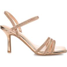 Foam Heeled Sandals Journee Collection Coraa - Bronze