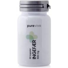 Ingefær Pureviva Ingefær 600mg 90 st