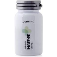 Pureviva Ingefær 600mg 90 stk