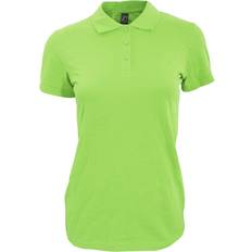 Sol's Women's Perfect Pique Short Sleeve Polo Shirt - Apple Green