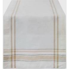 Design Imports Chambray Tablecloth White (182.88x35.56)