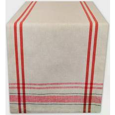 Cloths & Tissues Design Imports Chambray Tablecloth Red (182.88x35.56)