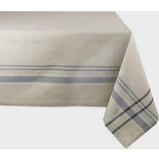 Design Imports Chambray Bordsduk Svart (213.36x152.4cm)