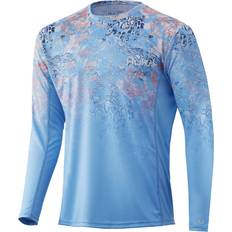 Huk Icon X Tide Change Fade Long Sleeve Shirt Men - Horizon