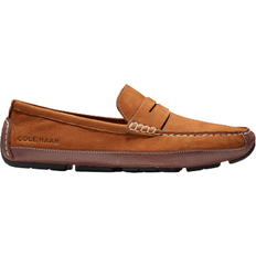 Cole Haan Men Loafers Cole Haan Wyatt Penny Driver - British Tan