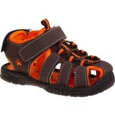 Fleece Sandals Children's Shoes Rugged Bear Boy Sport Active Outdoor Sandals - Brown/Orange