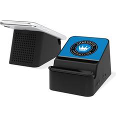 Gameday Outfitters Charlotte FC Wireless Charging Station & Bluetooth Speaker