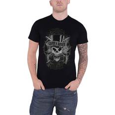 ROCK OFF Guns N' Roses: Unisex T-Shirt/Faded Skull (Medium)