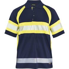 Blåkläder 3338 Hi-Vis Polo Shirt with UV-protection - Navy Blue/Hi-Vis Yellow