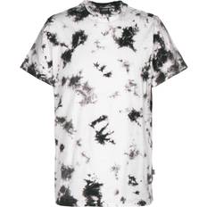 Urban Classics Men's Tie Dye Tee T-Shirt, White/Black