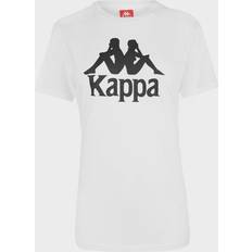 Kappa Herre Skjorter Kappa Estessi T Shirt - Hvid/Sort