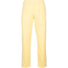 Adidas Men - Yellow Trousers Adidas Straight-Leg Tracksuit Bottoms