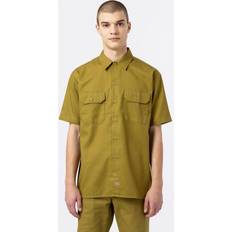 Dickies Work Shirt Ss Rec Green Moss Male