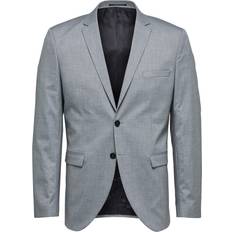 L - Uomo Blazer Selected Blazer Mylogan Slim - Gris