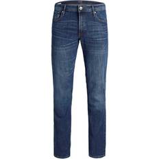 Polyester Jeans Jack & Jones Jeans Grande Taille JJTim 814 Bleu