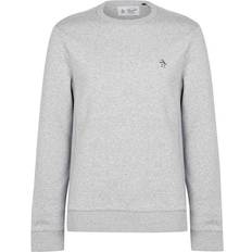 Original Penguin Fleece Crew Sweater - Grey