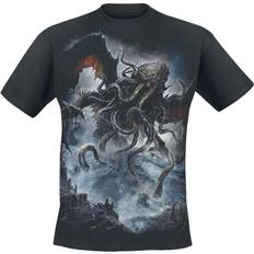 Spiral T-shirt - Cthulhu - Sort