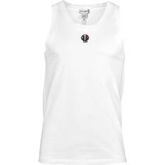 Dolce & Gabbana Man Mouwloze shirts Dolce & Gabbana Two-Way Stretch Cotton Singlet With Patch White