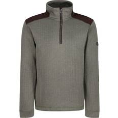 Regatta Herren Holbeck Fleece-Oberteil mit halbem Reißverschluss - Schwarz
