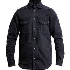 John Doe Motoshirt XTM Denim Motorcycle Shirt M - Black Herre